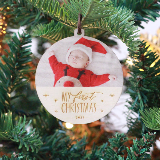 クリスマス 写真入りオーナメント / my first Christmas / Anliette